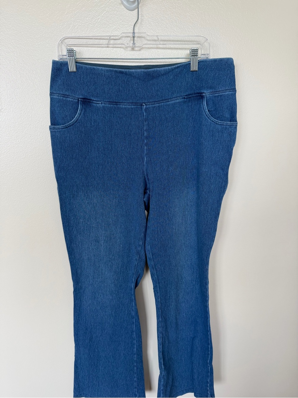 WOMEN WITH CONTROL Tummy Control Boot-Cut Denim Pant